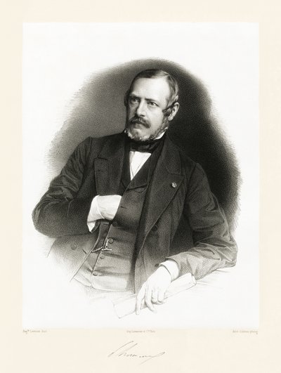 Édouard Antoine de Thouvenel, 1865-66 von Auguste Charles Lemoine